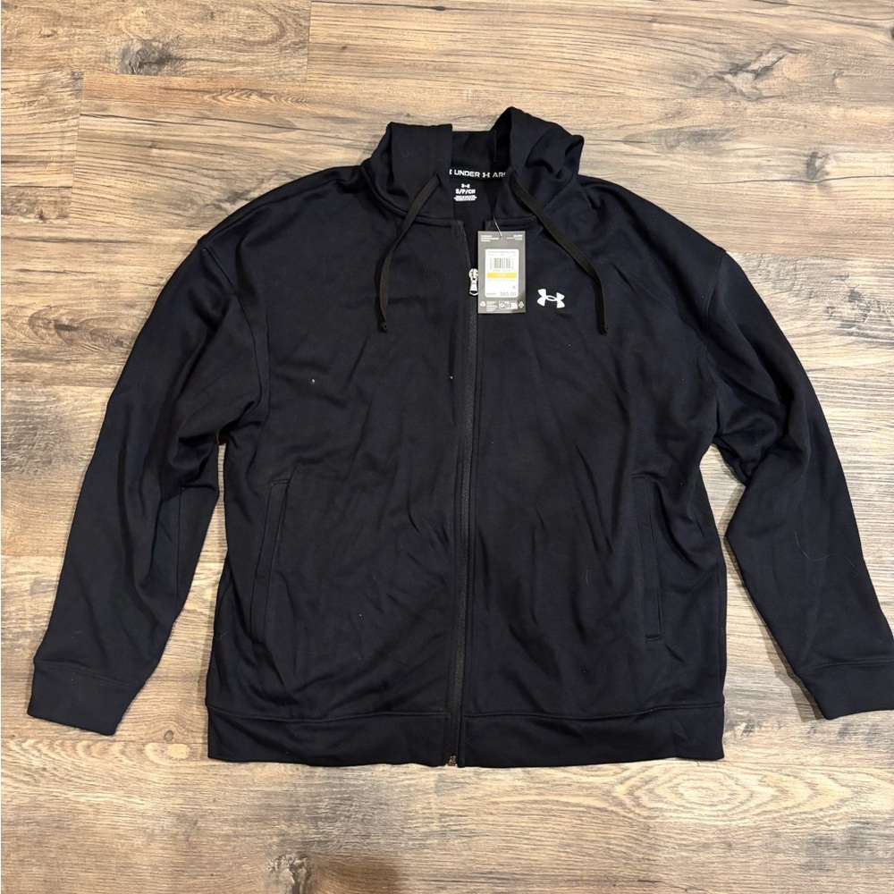 Under Armour Black Performance Jacket Lightweight Full-Zip